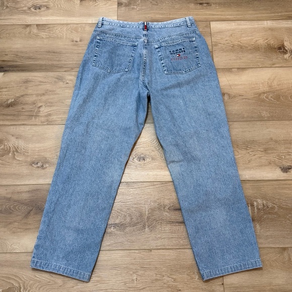 Vintage 90s Tommy Hilfiger American Classics Y2K Straight Jeans Cropped - Picture 4 of 9
